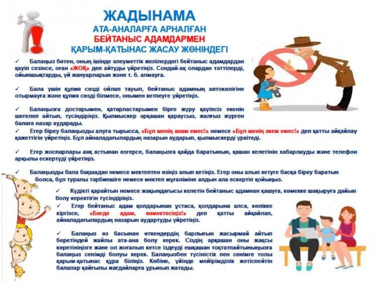 Жадынама Ата-аналарға арналған